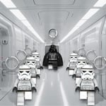 IQ Lego Star Wars Schlüsselanhänger mit LED-Taschenlampe Spielzeuggeschenke für Kinder - 76 mm große Figur - 2 CR2025 Batterien enthalten
