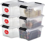 Iris Ohyama, 3'lü set istiflenebilir saklama kutusu, klik kilitli – New Top Box NTB-15 – plastik, şeffaf, 3 x 15 l, U 39,5 x - Seçenekler: 3'lü set, 4'lü set, 6'lı set, 6'lı set., 5 litre, 15 Liter...