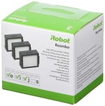 iRobot orijinal dolum seti (1 adet) 3 yüksek performanslı filtre, Roomba e/i serisi ile uyumlu, siyah