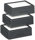 iRobot orijinal dolum seti (1 adet) 3 yüksek performanslı filtre, Roomba e/i serisi ile uyumlu, siyah