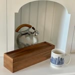 Ironwood Gourmet 5 bölmeli, büyük çay kutusu, sert ahşap, 38,7 x 9,5 x 10,2 cm, L
