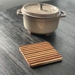 Ironwood Gourmet Sedona Trivet, 2'li Set Akasya Ahşap Sıcak Bulaşıklık