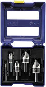 Irwin 1877793 konik havşa ucu seti, metal için, 5 parça