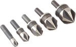 IRWIN Tools 1877791 konik havşa matkap ucu, siyah oksit, 5 parçalı