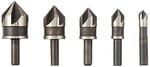 IRWIN Tools 1877791 konik havşa matkap ucu, siyah oksit, 5 parçalı