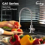 Ispring GA1-BN 16,5 x 27,9 cm 14OZ masif pirinç ağır zorunlu su filtresi Designer musluk – EU stil High-spout, GA1-BN