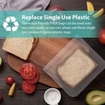 ISTAD plastik torba, kırmızı, 60'lı paket, sıkıştırma: 30 torba (0,4 l) ve 30 torba (1 l), yeniden mühürlenebildiği için tekrar tekrar kullanılabilir., Kırmızı, 30 Beutel 1L und 30 Beutel 0,4 L