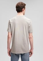 İstanbul Baskılı Gri Tişört Slim Fit/Dar Kesim 066282-31935