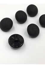 Italyan Mat Inci Bombeli Model Hırka Yelek Düğmesi Takımı 6 Lı Set Siyah 1,5 Cm (KOD:3598)