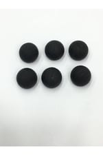 Italyan Mat Inci Bombeli Model Hırka Yelek Düğmesi Takımı 6 Lı Set Siyah 1,5 Cm (KOD:3598)