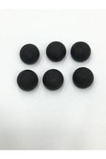 Italyan Mat Inci Bombeli Model Hırka Yelek Düğmesi Takımı 6 Lı Set Siyah 1,5 Cm (KOD:3598)