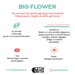 Itsy Bitsy Kids Big Flower Çift Taraflı Pamuk Saten Pembe Çocuk Nevresim Seti 140x200cm