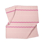 Itsy Bitsy Kids Big Flower Pink Zigzag , Müslin Bebek Örtüsü , 100x100 Cm