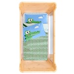 Itsy Bitsy Kids Croc-a-dream Çift Taraflı Pamuk Saten Çok Renkli Bebek Nevresim Seti 100x150cm