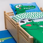 Itsy Bitsy Kids Croc-a-dream Çift Taraflı Pamuk Saten Çok Renkli Çocuk Nevresim Seti 140x200cm