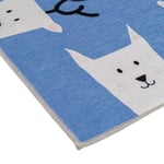 Itsy Bitsy Kids Paws And Claws Çok Renkli Yıkanabilir Çocuk Halısı 120x160cm