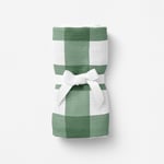 Itsy Bitsy Kids Petit Fleur Green Check , Müslin Bebek Örtüsü , 70x70 Cm