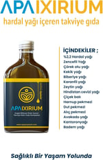 İXİR200 Bio Şurup Konsantresi%100 Bitkisel Iksir Apaixirium 200 ML