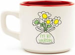 İyi Ki Varsın Papatya Buketi Beyaz Venüs Kupa - Hediyelik Kupa Fincan Mug