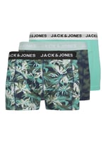 Jack & Jones Additionals Jactasmania Desenli Streç Pamuklu 3 Pack Boxer Erkek BOXER 12277719