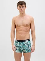 Jack & Jones Additionals Jactasmania Desenli Streç Pamuklu 3 Pack Boxer Erkek BOXER 12277719