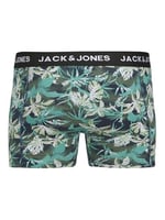 Jack & Jones Additionals Jactasmania Desenli Streç Pamuklu 3 Pack Boxer Erkek BOXER 12277719