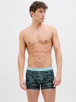 Jack & Jones Additionals Jactasmania Desenli Streç Pamuklu 3 Pack Boxer Erkek BOXER 12277719