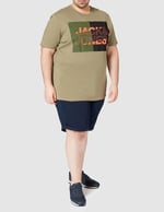 JACK & JONES Erkek Chino Şort Büyük Beden Regular Fit Chino Şort