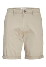 JACK & JONES Erkek Chino Şort Normal Kesim Chino Şort, Crockery, M