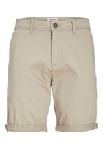 JACK & JONES Erkek Chino Şort Normal Kesim Chino Şort, Crockery, M