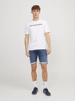 Jack & Jones Erkek Çocuk Açık Denim Şort, 5003120511