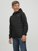 JACK & JONES Erkek çocuk kapitone ceket, Siyah 1, 152