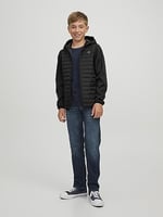 JACK & JONES Erkek çocuk kapitone ceket, Siyah 1, 164