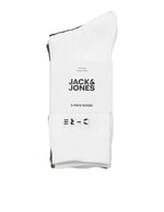 JACK & JONES Erkek JACCORE 3'lü Paket SN Çorap, Marshmallow/Paket: Cypress-Asfalt, Tek Beden (3'lü Paket), Marshmallow/Paket: Selvi - Asfalt, Tek Beden