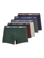 Jack & Jones Erkek Jacoliver Trunks 5 Pack Boxer Şort