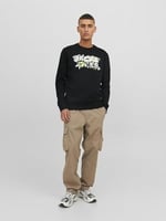 JACK & JONES Erkek Jcodust Sweat Crew Neck Kazak