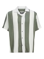 JACK & JONES Erkek Jcojeff AOP Resort Shirt Ss Relax kısa kollu gömlek