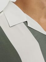 JACK & JONES Erkek Jcojeff AOP Resort Shirt Ss Relax kısa kollu gömlek