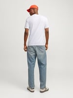 JACK & JONES Erkek Jjecaleb Varsity Tee Ss O-Neck Noos T-Shirt