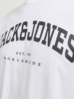 JACK & JONES Erkek Jjecaleb Varsity Tee Ss O-Neck Noos T-Shirt