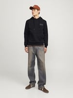 JACK & JONES Erkek Jjecorp Logo Sweat Hood Noos Kapüşonlu Sweatshirt