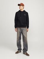 JACK & JONES Erkek Jjecorp Logo Sweat Hood Noos Kapüşonlu Sweatshirt