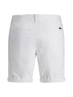 JACK & JONES Erkek Jjibowie Jjshorts Solid Sa Sts Şort Beyaz XL