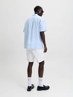 JACK & JONES Erkek Jjibowie Jjshorts Solid Sa Sts Şort Beyaz XL