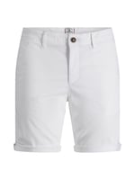 JACK & JONES Erkek Jjibowie Jjshorts Solid Sa Sts Şort Beyaz XL