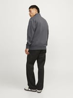 JACK & JONES Erkek Jorvesterbro Sweat Quarter Zip Hn Noos Sweatshirt