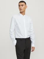 JACK & JONES Erkek Jprblatux Band Shirt L/S uzun kollu gömlek