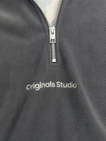JACK & JONES Erkek polar sweatshirt baskılı polar sweatshirt