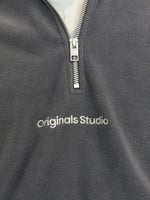 JACK & JONES Erkek polar sweatshirt baskılı polar sweatshirt