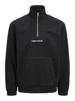 JACK & JONES Erkek polar sweatshirt baskılı polar sweatshirt